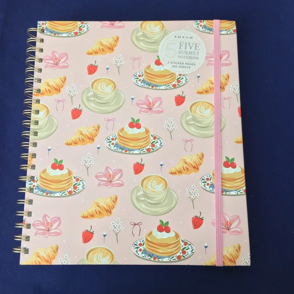 Brunch Breakfast Spiral Notebook